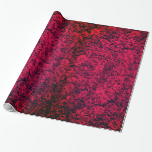 Papel De Regalo Fotografía de Roses Rojos 