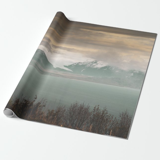 PAPEL DE REGALO FOTOGRAFÍA DEL LAGO (Desenrollado)