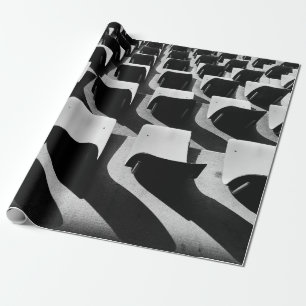 Papel De Regalo Fotografía en escala de grises de sillas sin gent
