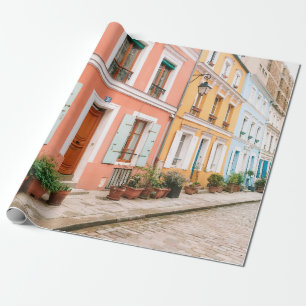 PAPEL DE REGALO FOTOGRAFÍA ESTRUCTURAL DEL EDIFICIO MULTICOLOR