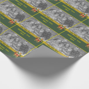 Papel De Regalo Fotografía personalizada de feriado para hombres d