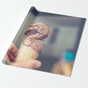 Papel De Regalo Fotografía selectiva del helado de chocolate