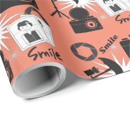 Papel De Regalo Fotógrafos divertidos sobre el tema de la fotograf