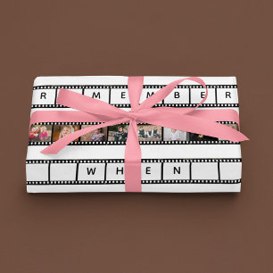 Papel De Regalo Fotograma de película fotográfica antigua negativa