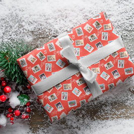 Papel De Regalo Fotos de familia divertida Navidades Collage de es