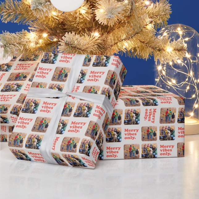 Papel De Regalo Fotos de ferias solamente Navidades retro (Vacaciones)