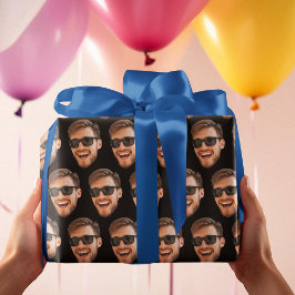 Papel De Regalo Fotos graciosas de cara personalizada