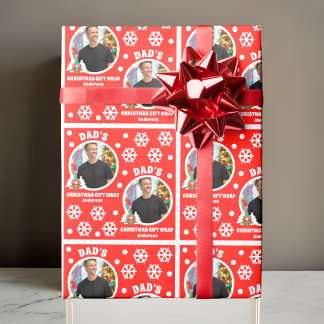 Papel De Regalo Fotos Navidades personalizadas de papá envueltas