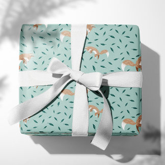 Papel De Regalo Fox Frolic