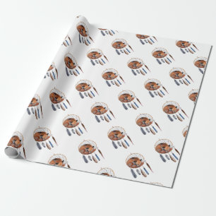 Papel De Regalo Fox roja durmiendo en Dreamcatcher