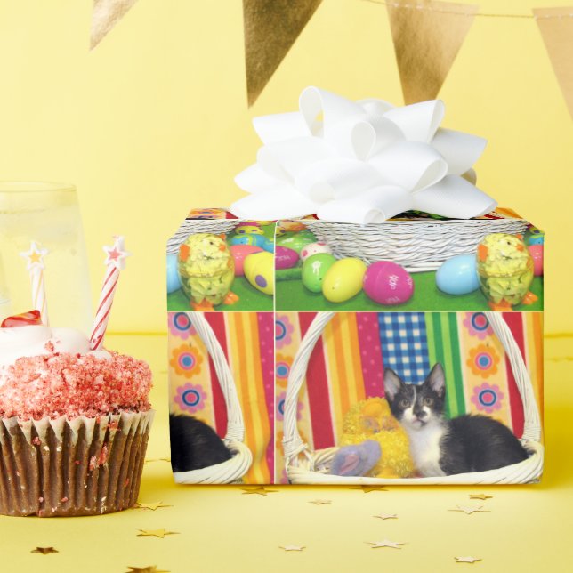 Papel De Regalo Foxi Moxi - Gato / Quitten Deseos de Pascua (Fiesta de cumpleaños )