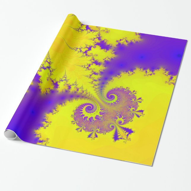 Papel De Regalo Fractal 3D Regeante (Desenrollado)