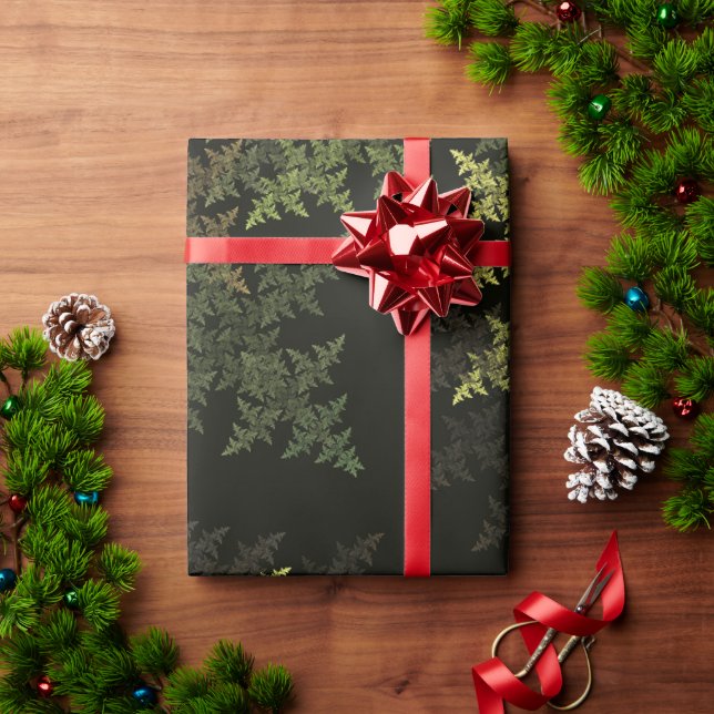 Papel De Regalo Fractal Camouflage (Regalo de vacaciones)