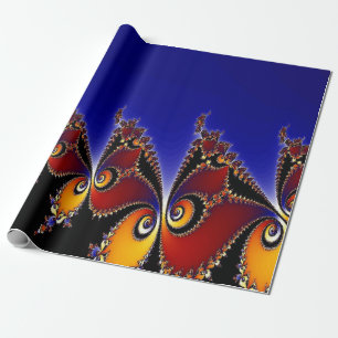 Papel De Regalo Fractal de Mandelbrot de la mariposa