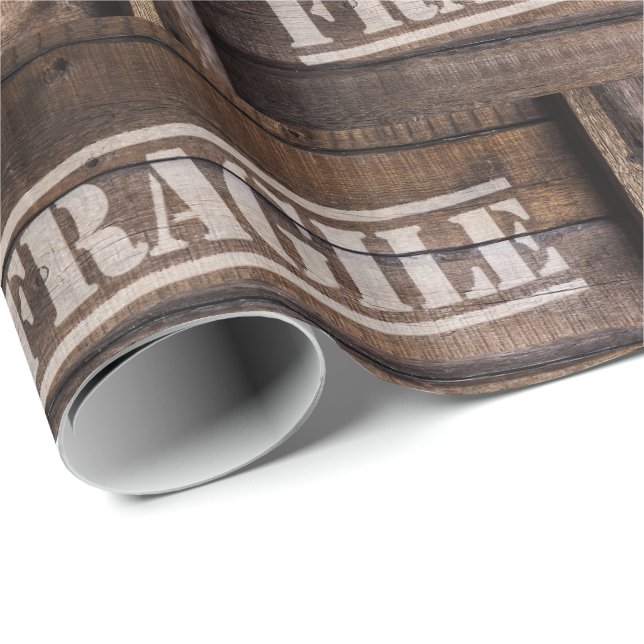 Papel De Regalo Frágiles cráteres de madera (Esquina del rollo)