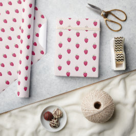 Papel De Regalo Frasas rosadas Patrón de acuarela