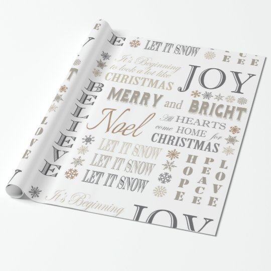Papel De Regalo Frases Modernas Del Dia De Fiesta Del Vintage Zazzle Es