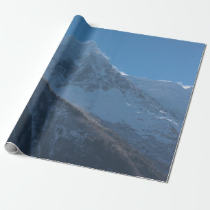 Papel De Regalo French alps mountain peaks covered with fresh snow