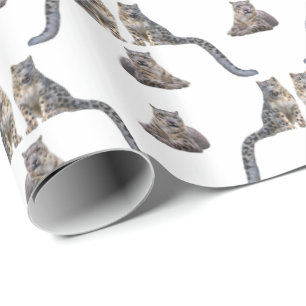 Papel de regalo Frenesí del Leopardo de las Nieves