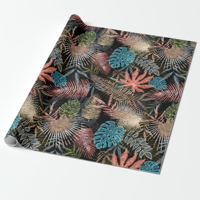Papel De Regalo Frenos tropicales (Desenrollado)