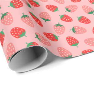 Papel De Regalo Fresa