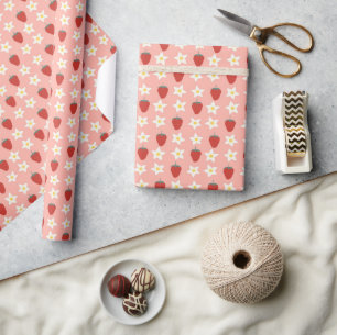 Papel De Regalo Fresa
