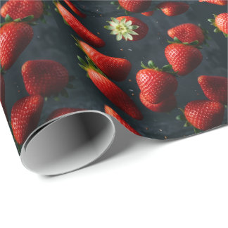 Papel De Regalo Fresa