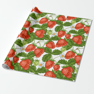 Papel De Regalo Fresa Cuta