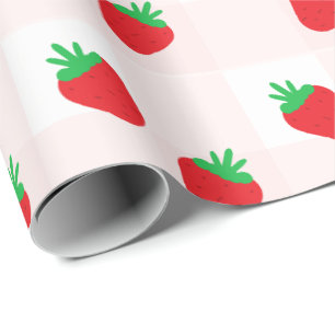 Papel De Regalo Fresa Dulce Fiesta de Bebé