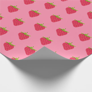 Papel De Regalo Fresa Kawaii Fruta de Berry Tropical Estética