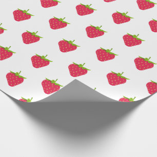 Papel De Regalo Fresa roja de frutas tropicales de verano