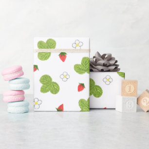 Papel De Regalo Fresas