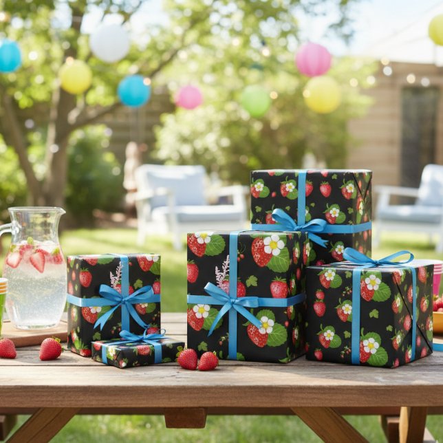 Papel De Regalo Fresas  (Subido por el creador)