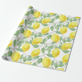 PAPEL DE REGALO "FRESCO COMO LIMONES "