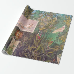 Papel De Regalo Fresco de una escena de jardín, Pompeya