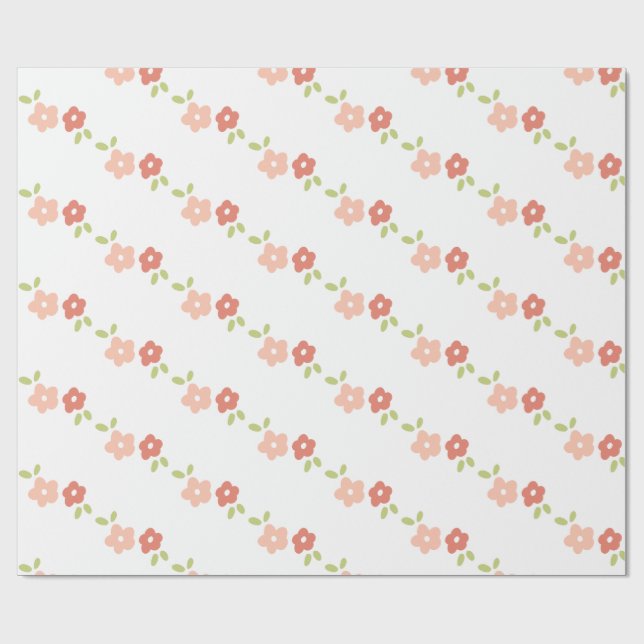 Papel De Regalo Fresh Floral (Superficie plana)