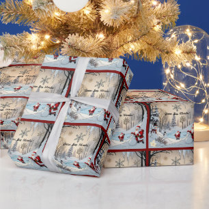 Papel De Regalo "Frost and Gold"