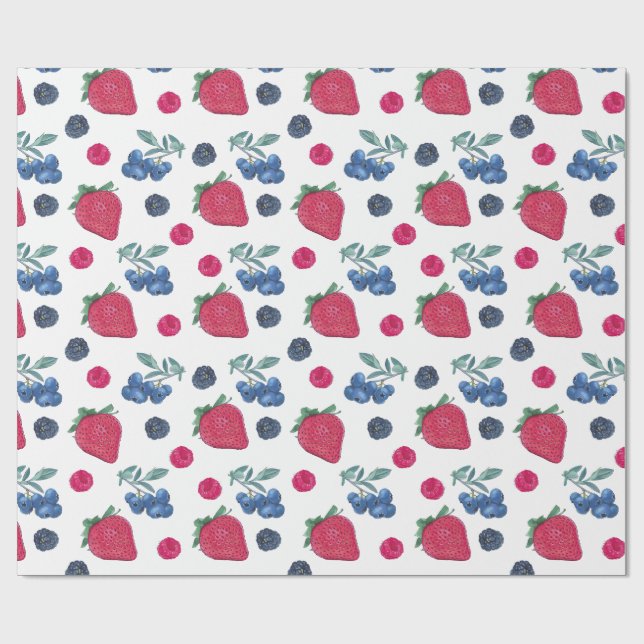Papel De Regalo Früchte (Superficie plana)
