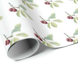 Papel De Regalo Fruit Cherry 004 — Wrapping Paper