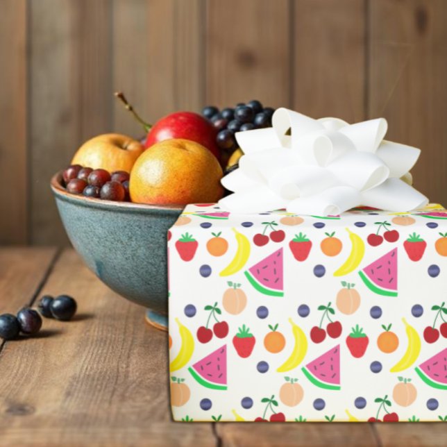 Papel De Regalo Fruit Two-tti Frutti 2nd Birthday (Subido por el creador)