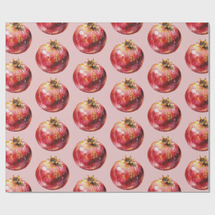 Papel De Regalo Fruta de acuarela moderna y trendy Granada