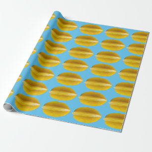 Papel De Regalo Fruta del patrón de carambola de Starfruit para el