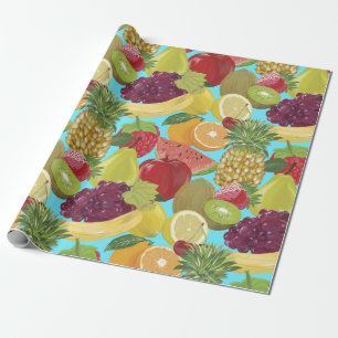 Papel De Regalo Fruta tropical