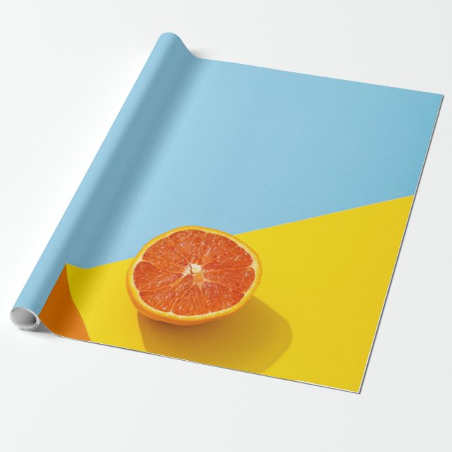 Papel De Regalo Frutas de colores (Desenrollado)