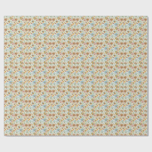 Papel De Regalo Frutas de Verano & Girasoles - Patrón de Picnic en