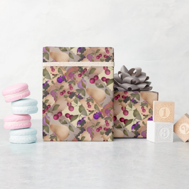 Papel De Regalo Frutas, patchwork (Baby Shower)