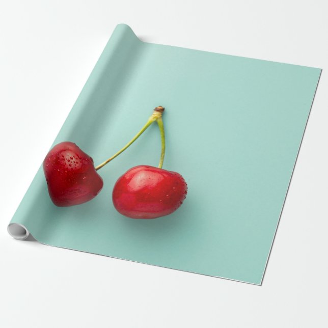 Papel De Regalo Frutas saludables (Desenrollado)