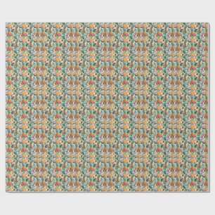 Papel De Regalo Frutas Tropicales - Diseño de Verano de Piñas y Me
