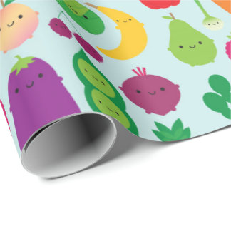 Papel De Regalo Frutas y verduras al día