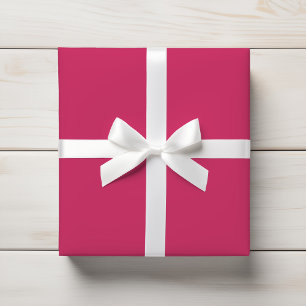 Papel De Regalo Fucsia Rosa Frambuesa Caliente Vibrante Color Sóli